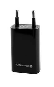 Nabíječka do sítě GoGEN ACH 100, 1x USB, 1A černá barva
