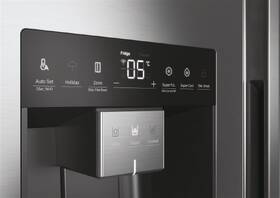 Americká lednice Haier HSW79F18CIMM nerez
