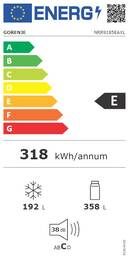 Americká lednice Gorenje NRR9185EAXL nerez
