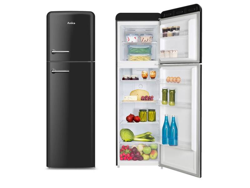 Chladnička Amica VDN 1772 B černá barva
