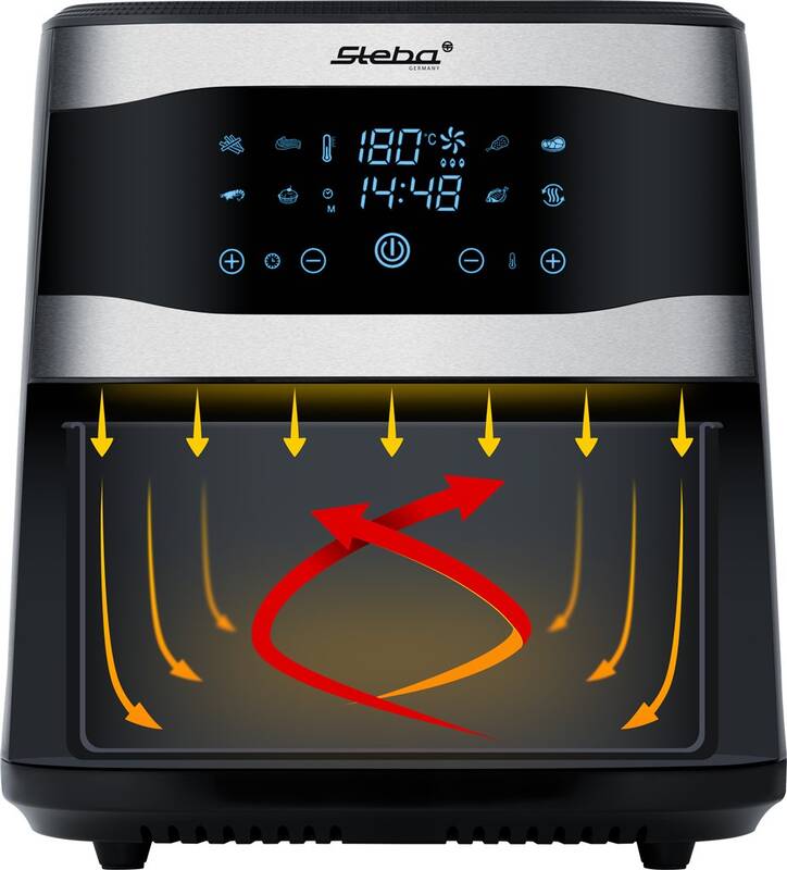 Fritéza horkovzdušná Steba HF 8000 černá barva
