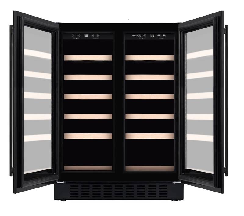 Vinotéka Amica WFG 3860 DB černá barva
