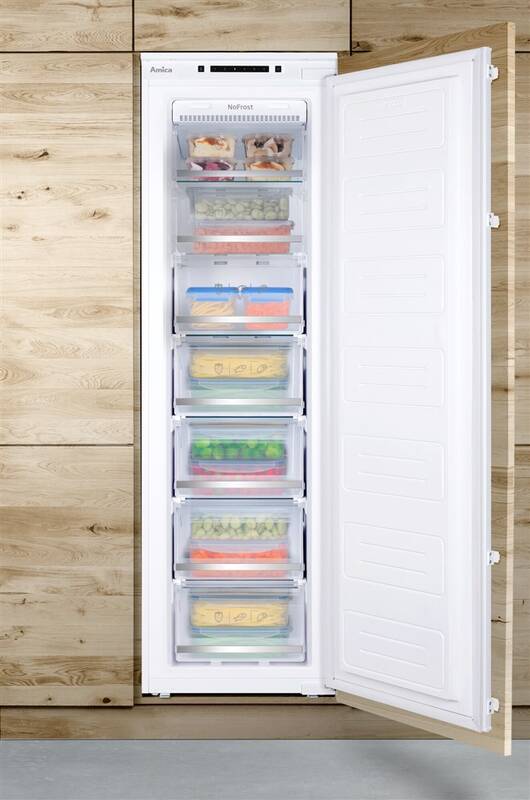 Mraznička Amica EGSS 327&nbsp;250 bílá barva
