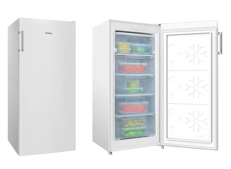 Mraznička Amica FZ 208.3 AAE bílá barva
