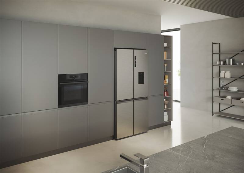 Americká lednice Haier HCR5919EHMP 
