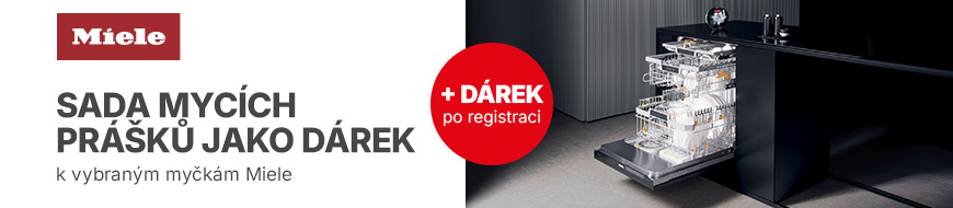 Získejte k myčce Miele 6 ks PowerDisků jako dárek – DATART