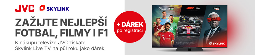 K nové JVC televizi Skylink Live TV na půl roku zdarma – DATART
