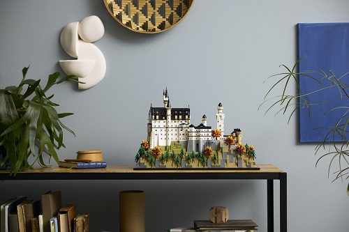 Postavený krásný zámek z LEGO® Architecture.