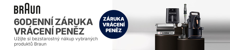 60denní záruka vrácení peněz na produkty Braun – DATART