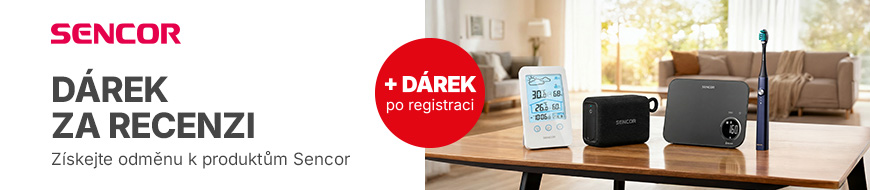 Sencor dárek za recenzi – DATART