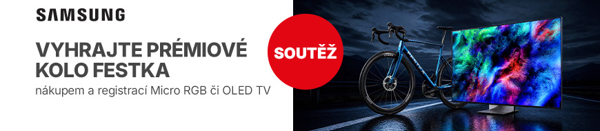 Soutěž o prémiové kolo FESTKA koupí MICRO RGB či OLED TV Samsung – DATART
