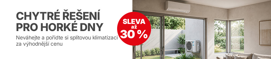 Splitové klimatizace nyní se slevou až 30 % – DATART