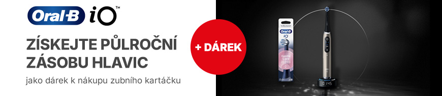 Kartáčky Oral-B iO s půlroční zásobou náhradních hlavic jako dárkem – DATART