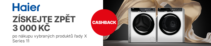 Při nákupu pračky, sušičky či pračkosušičky Haier nyní cashback 3 000 Kč – DATART