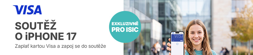Zaplať kartou Visa v DATARTu a vyhraj iPhone 17