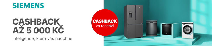 Cashback za nákup a recenzi spotřebičů Siemens – DATART