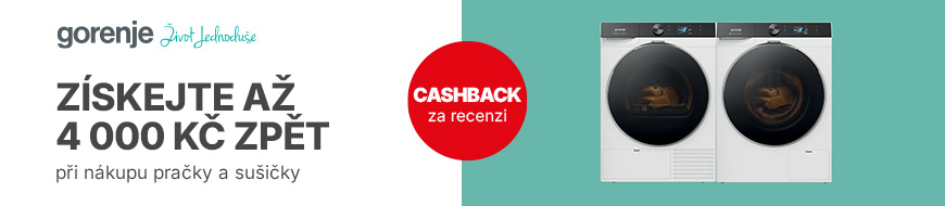Pračky a sušičky Gorenje s dárkem a cashbackem až 4 000 Kč – DATART