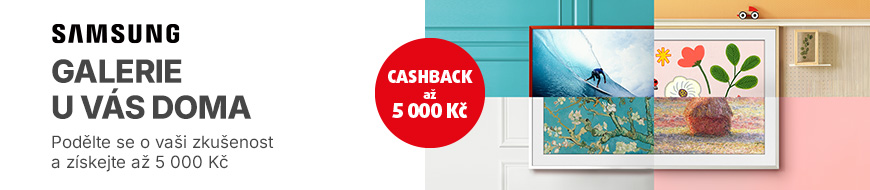 Cashback až 5 000 Kč za nákup vybraných televizorů Samsung – DATART