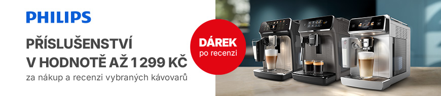 Za nákup, recenzi a registraci vybraných kávovarů Philips nyní získáte příslušenství v hodnotě 1 299 Kč jako dárek – DATART