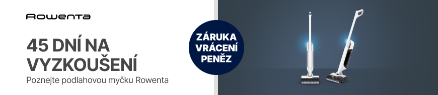 Podlahové myčky Rowenta s garancí vrácení peněz na 45 dní – DATART