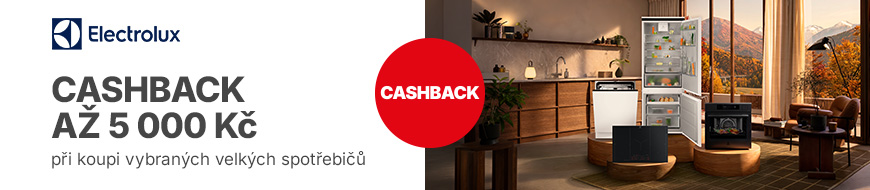 Za nákup, recenzi a registraci vybraných velkých spotřebičů Electrolux nyní cashback až 5 000 Kč – DATART