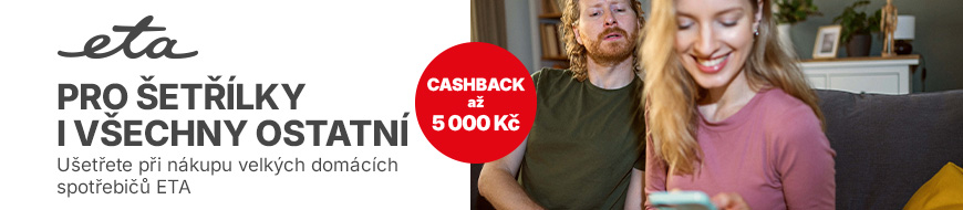 Cashback na velké spotřebiče ETA – DATART