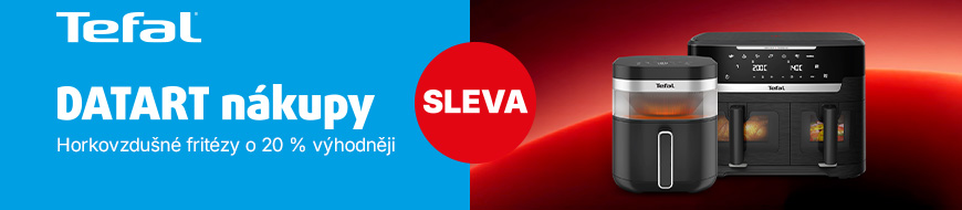 DATART nákupy přinášejí 20% slevu na horkovzdušné fritézy Tefal – DATART