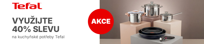 Kuchyňské potřeby Tefal se slevou 40 % – DATART