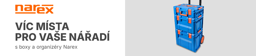 Úložné boxy na nářadí Narex – DATART