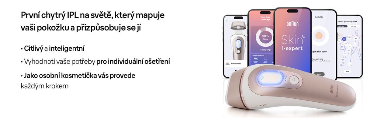 IPL technologie epilátorů Braun
