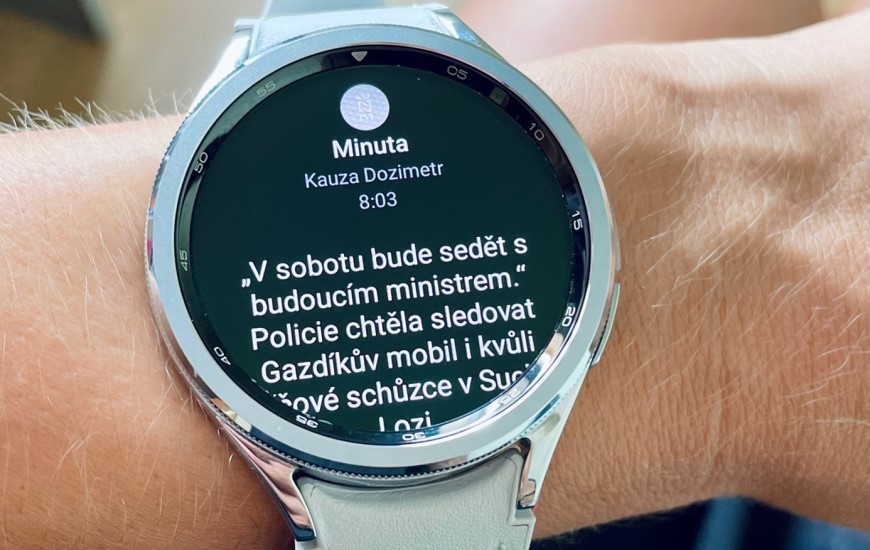 Notifikace v hodinkách