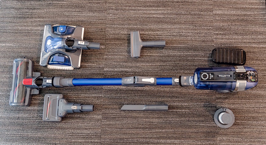 Recenze: Rowenta RH9890WO X-FORCE FLEX 11.60 AQUA: Je libo špičkový tyčák s mopováním? Tyčový vysavač Rowenta RH9890WO XFORCE FLEX 11.60 AQUA
