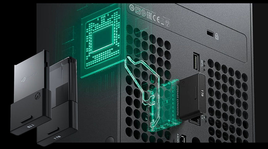 Jak rozšířit úložiště herní konzole? Rozšiřující slot na Xbox Series X