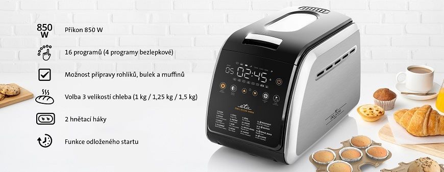 Doplňte energii s květnovými DATART novinkami Pekarna ETA Delicca II Max