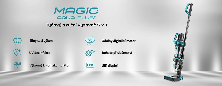 Doplňte energii s květnovými DATART novinkami Vysavač ETA Magic Aqua Plus