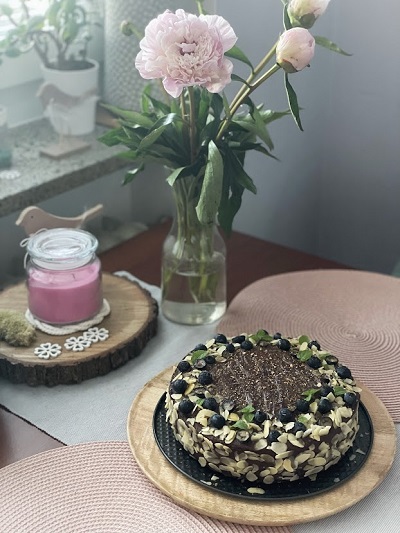 Recept na narozeninový ořechový dort bez laktózy Ořechový dort