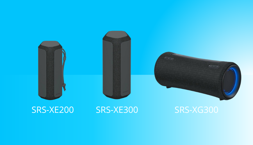 Velký průvodce reproduktory Sony Sony SRS-XG300, Sony SRS-XE200, Sony SRS-XE300