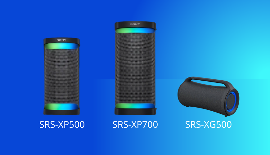 Velký průvodce reproduktory Sony Sony SRS-XP500, Sony SRS-XP700, Sony SRS-XG500