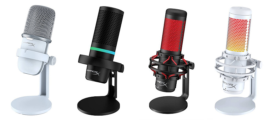 Mikrofony HyperX SoloCast, DuoCast, QuadCast a QuadCast S 