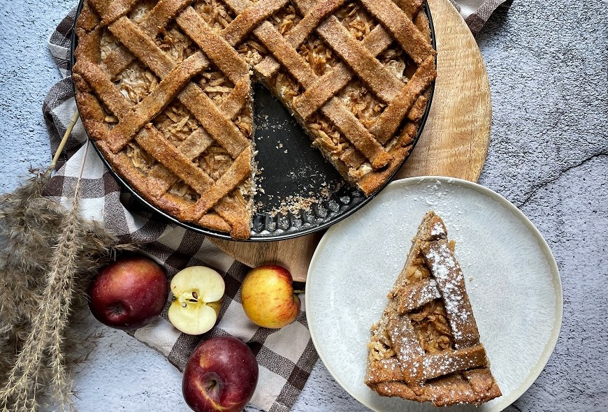 Recept na jablečný koláč - apple pie Jablečný koláč