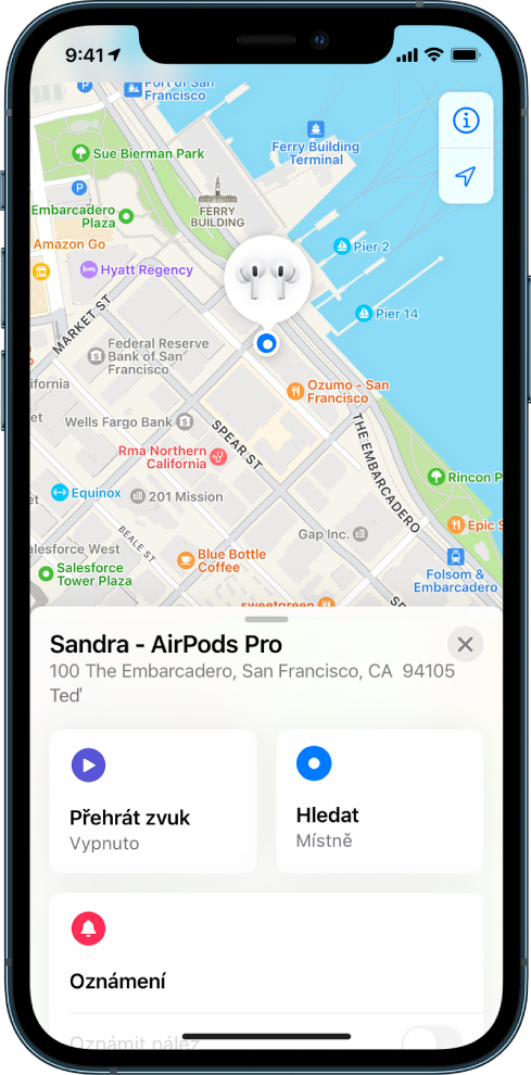 První kroky s AirPods a AirPods Pro Jak najít Airpods