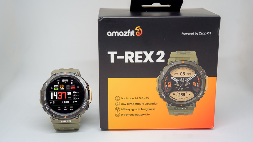 Recenze: Sporttester Amazfit T-Rex 2 se drsných podmínek nezalekne Amazfit T-Rex 2