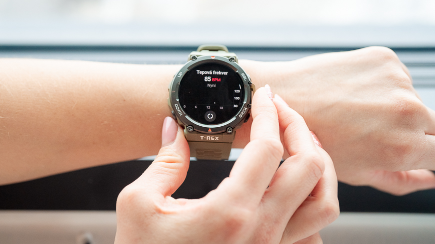 Recenze: Sporttester Amazfit T-Rex 2 se drsných podmínek nezalekne Amazfit T-Rex 2