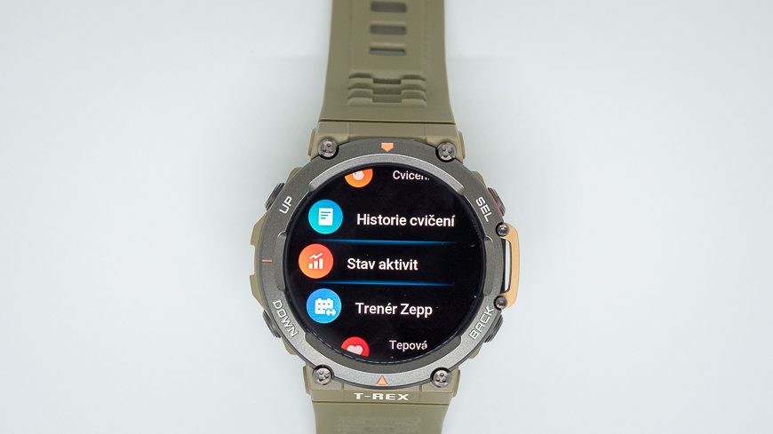Recenze: Sporttester Amazfit T-Rex 2 se drsných podmínek nezalekne Amazfit T-Rex 2