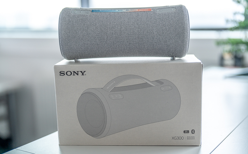 Recenze: Sony SRS-XG300 – univerzální reproduktor pro každodenní použití Bezdrátový reproduktor Sony SRS-XG300 s krabicí