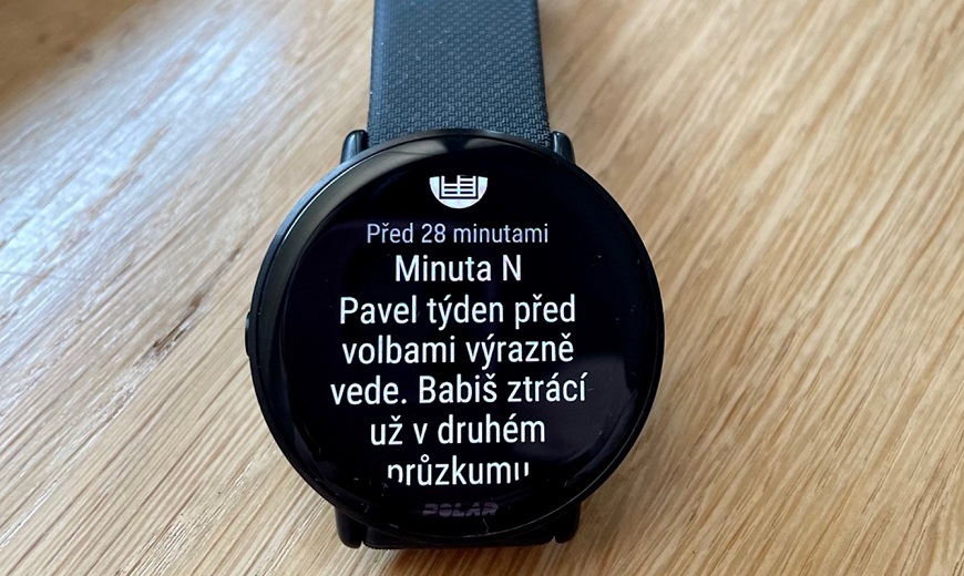 Recenze: Polar Ignite 3 – mimořádně vybavené fitness a wellness hodinky Chytré upozornění Polar Ignite 3