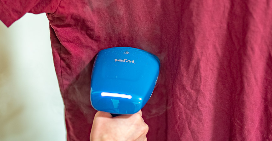 Recenze: Napařovač oděvů Tefal DT7130E1 Access Steam Easy - vyžehleno za 15 vteřin Tefal DT7130E1