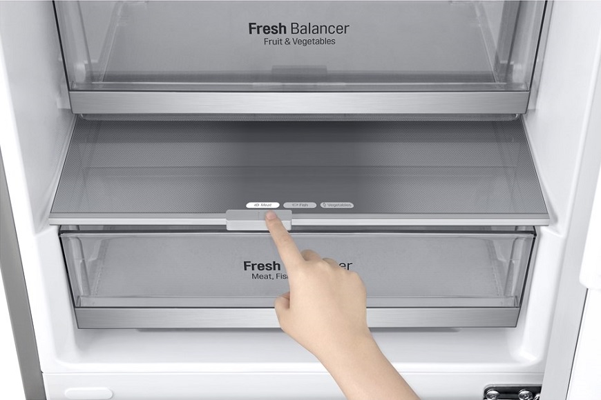 LG ví, jak skladovat potraviny v chladničce fresh_balancere