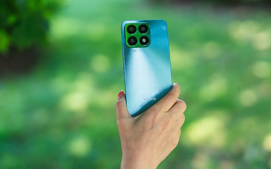Recenze: Elegantní pracant se 100 Mpx na zádech – HONOR X8a HONOR X8a recenze fotoaparátů DATART
