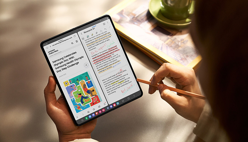 10 tipů: Přizpůsobte si svůj smartphone Samsung Galaxy Samsung Galaxy Z Fold5